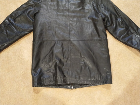 field gear leather jacket