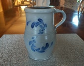Vintage Rowe Pottery Small Pitcher Teaberry Motif 1999