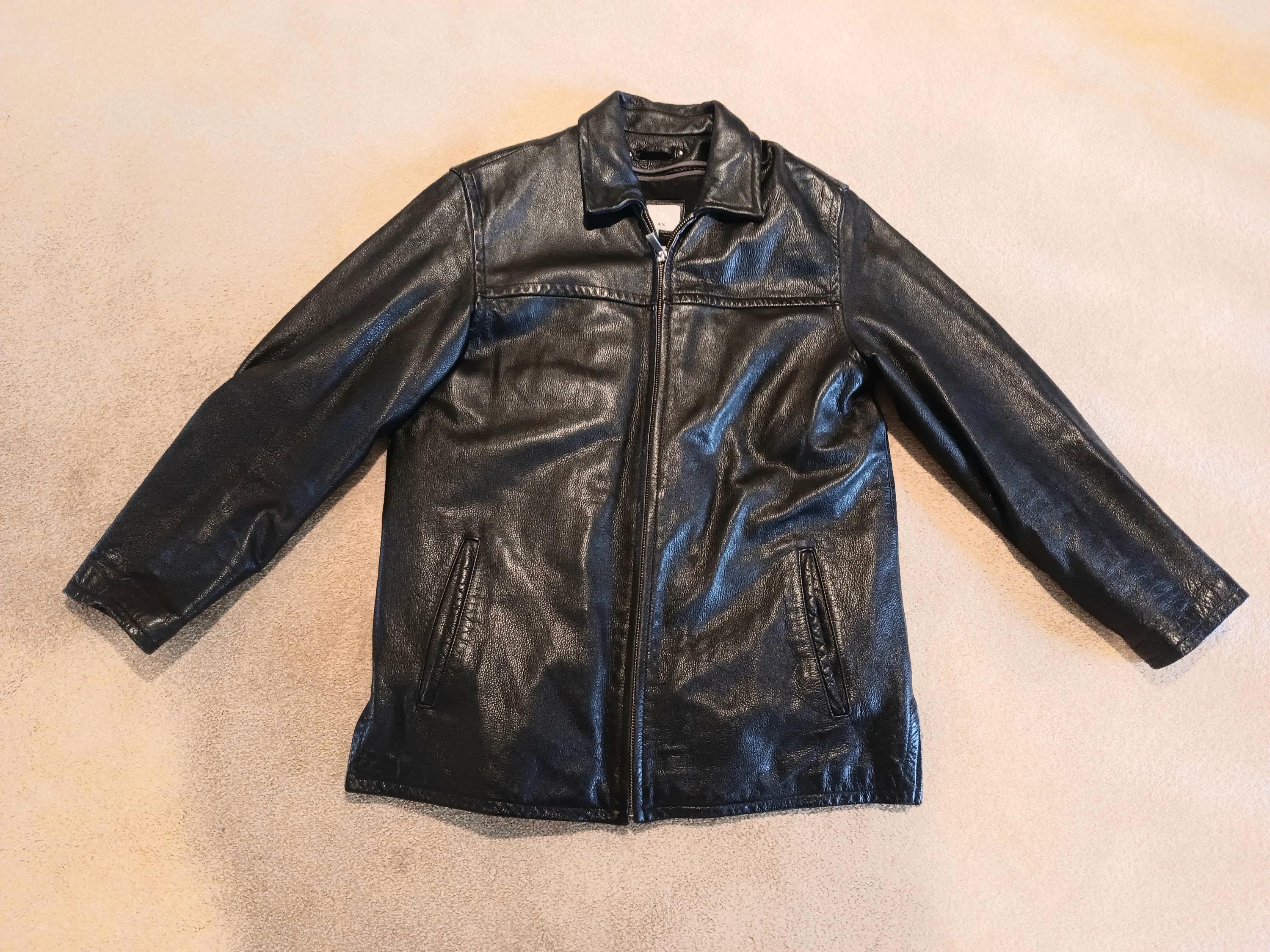 Vintage Wilson's Julian Men's Leather Jacket Motorcycle Style