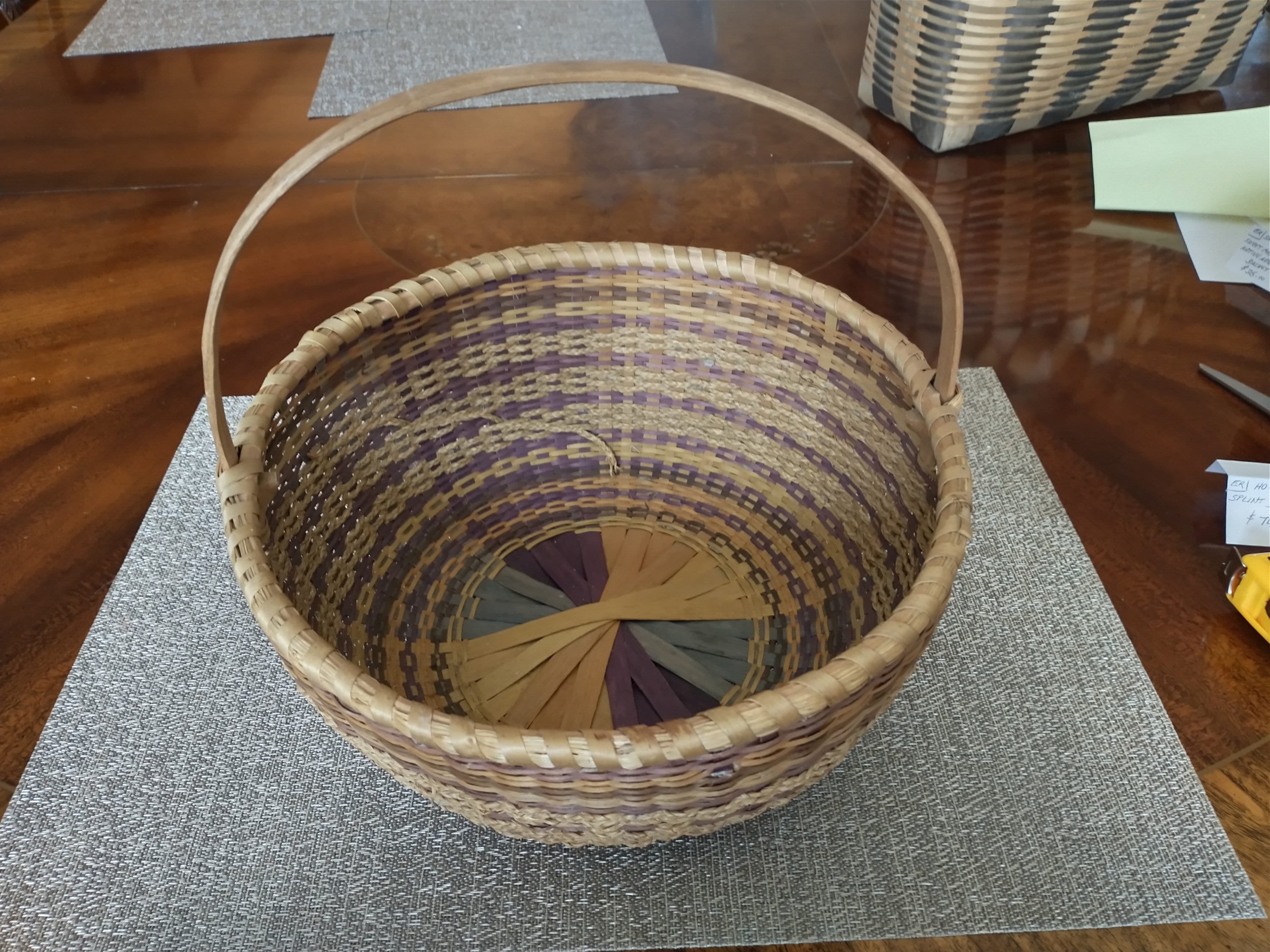 Woven Ash Basket Etsy
