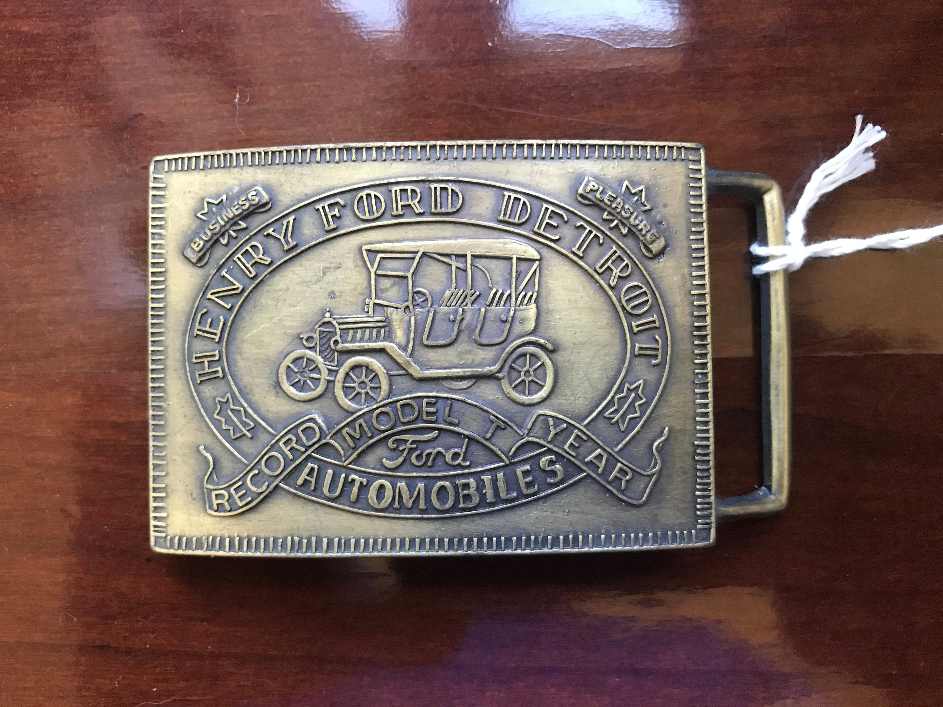 Vintage Ford Model T Belt Buckle - Etsy