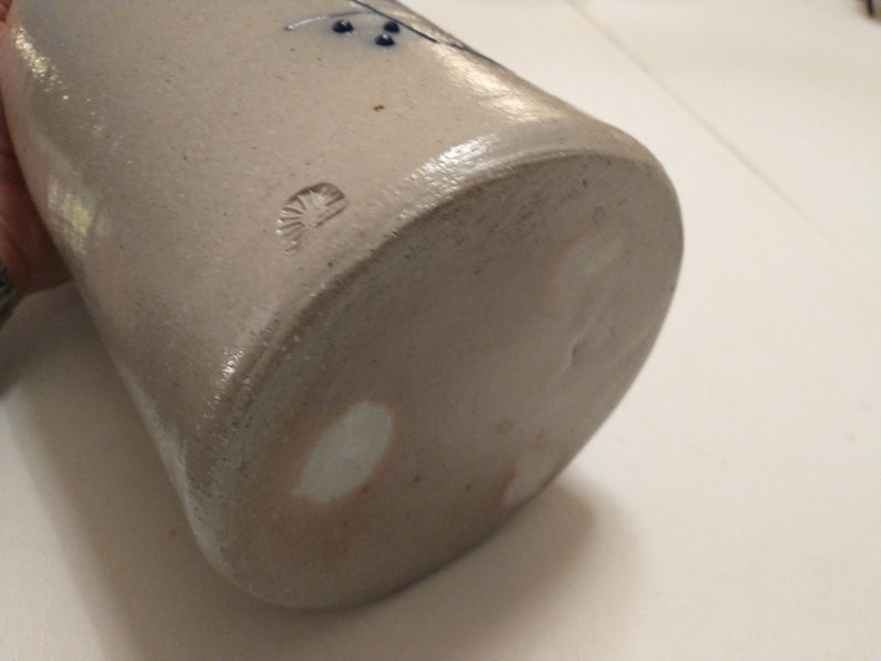 Vintage Salmon Falls Stoneware Salt Glaze Huge Jug Berry Etsy