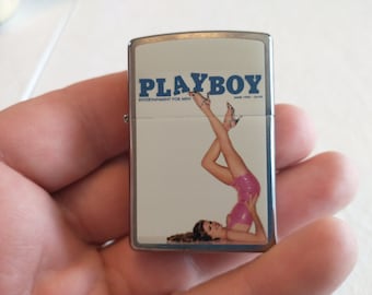 Vintage Playboy Zippo Cigarette Lighter June 1995 New in Box Wonderful Pinup Lighter Sealed
