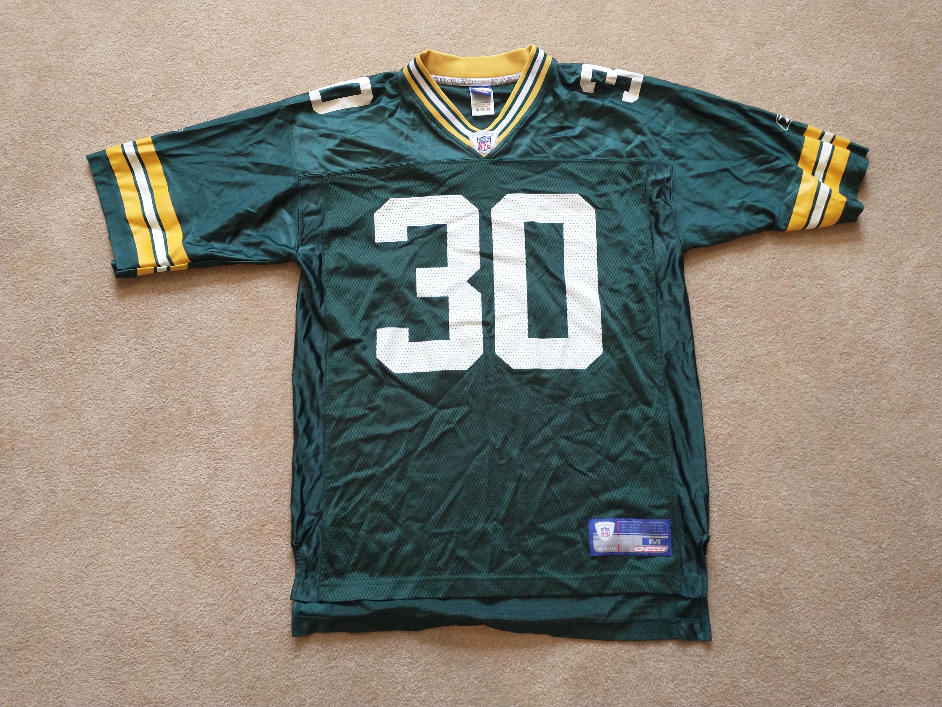 Vintage Green Bay Packers Jugadores de la NFL Número 30 Etsy