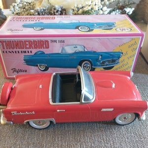 Vintage Thunderbird Friction Car Made In Japan Type 1956