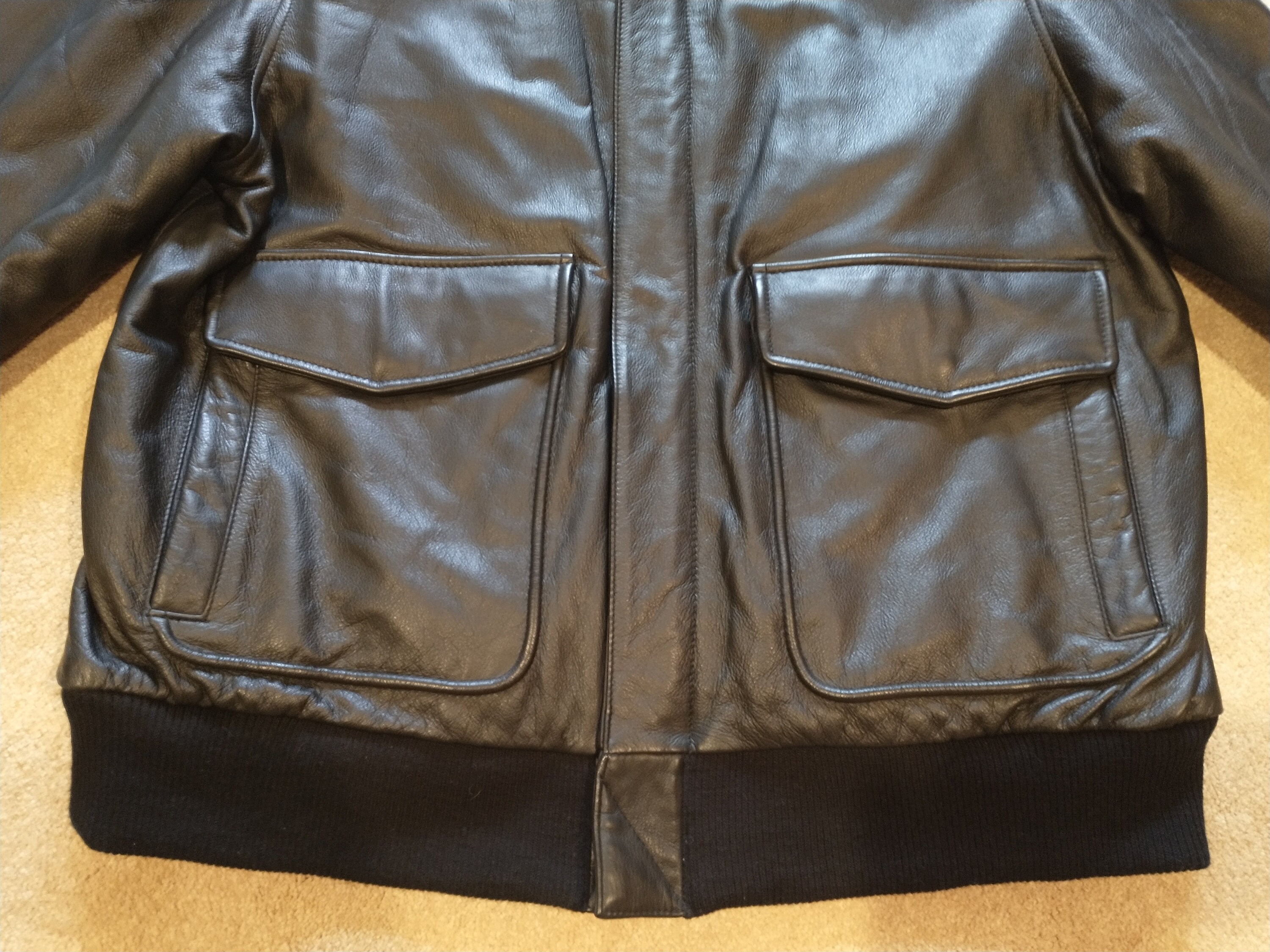 Vintage Croft and Barrow Men's Black Leather Jacket Size L Vintage Croft and Barrow Men's Black Leather Jacket Size L