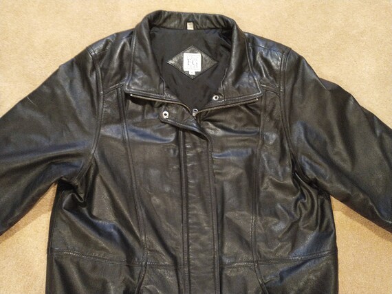 field gear leather jacket