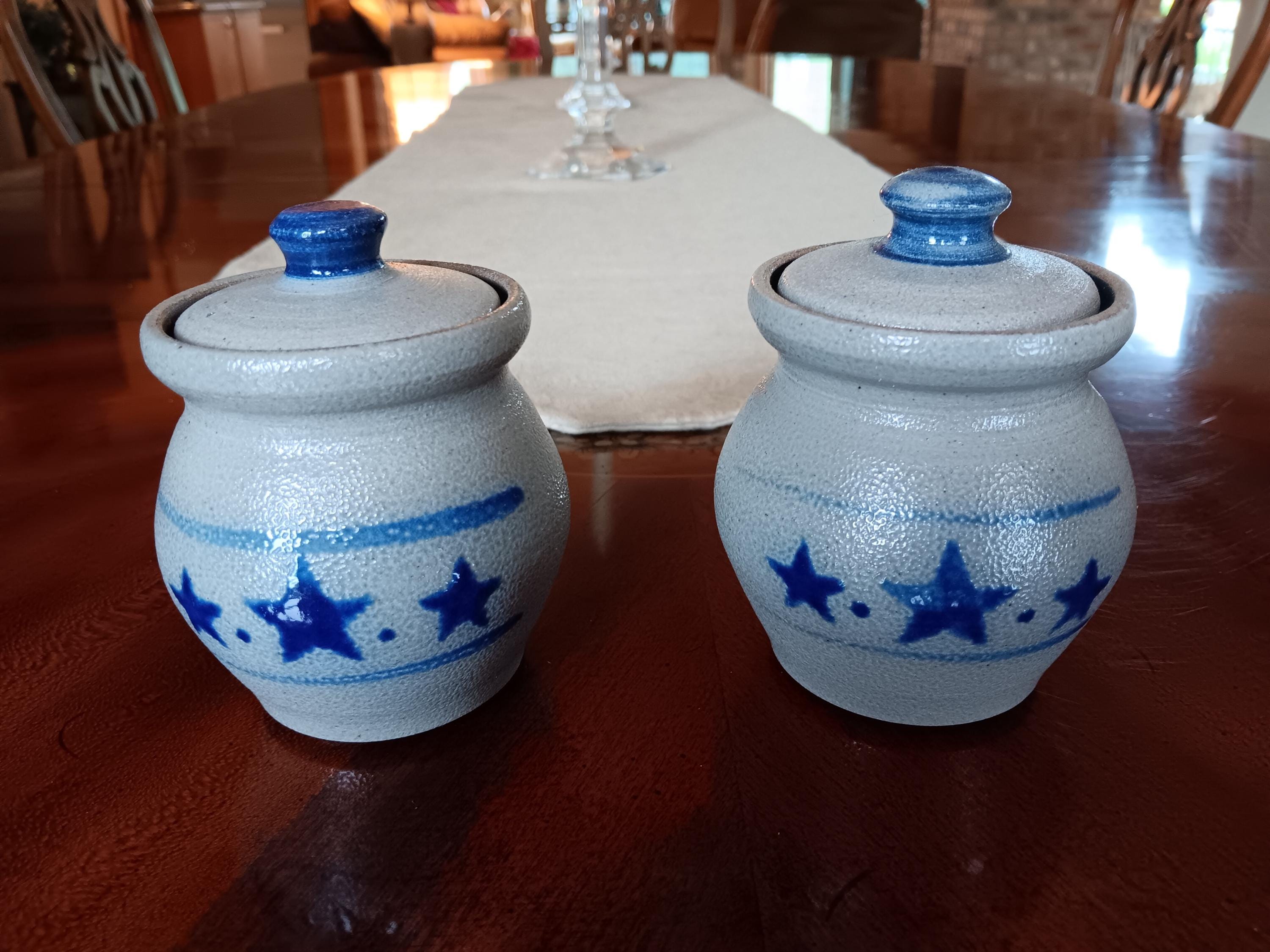 Rowe Pottery Star Crock - Etsy