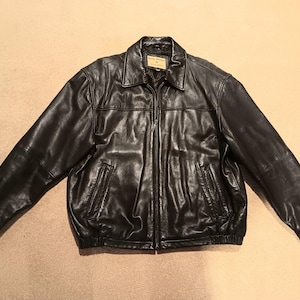 Boston Harbor Leather Jacket - Etsy