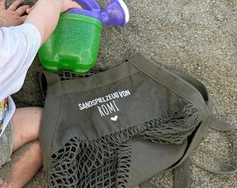 Sand toy net l Toy bag l Net bag l Sack l Personalized