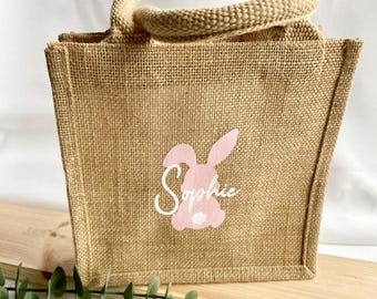 Jute Easter bag | Bag | Basket | Easter bunny | Packaging