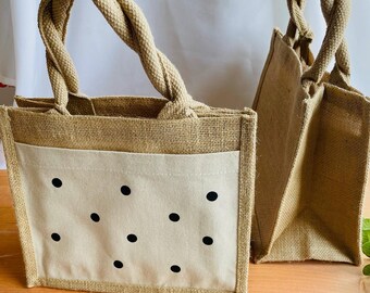 Jute bag | Shopper | Shopping bag | Smile | Coffee break | Fabric bag