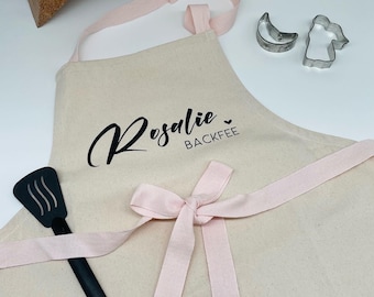 Children's apron | cotton | baking | personalized