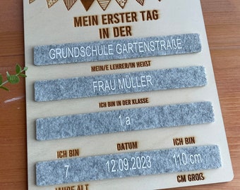 Wooden board for school enrollment l School l Board l School enrollment l Gift