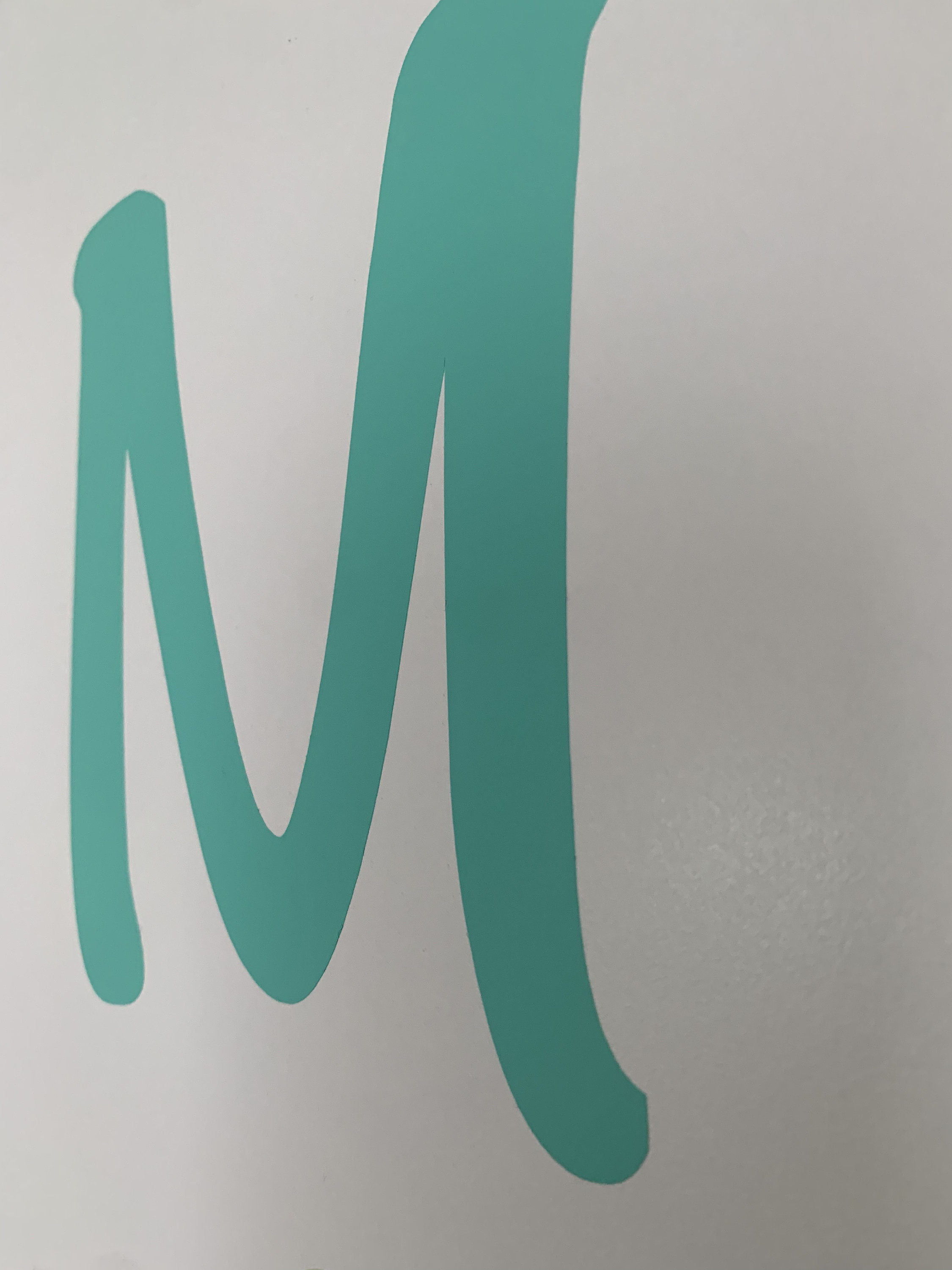 Name Sticker for Nursery Door Letters Multicolored Etsy