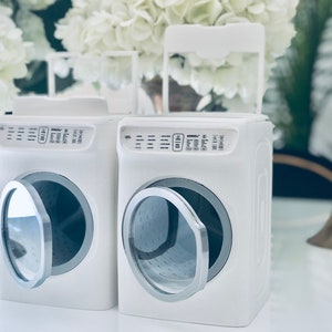 1:6 scale miniature top and front load washing machine.