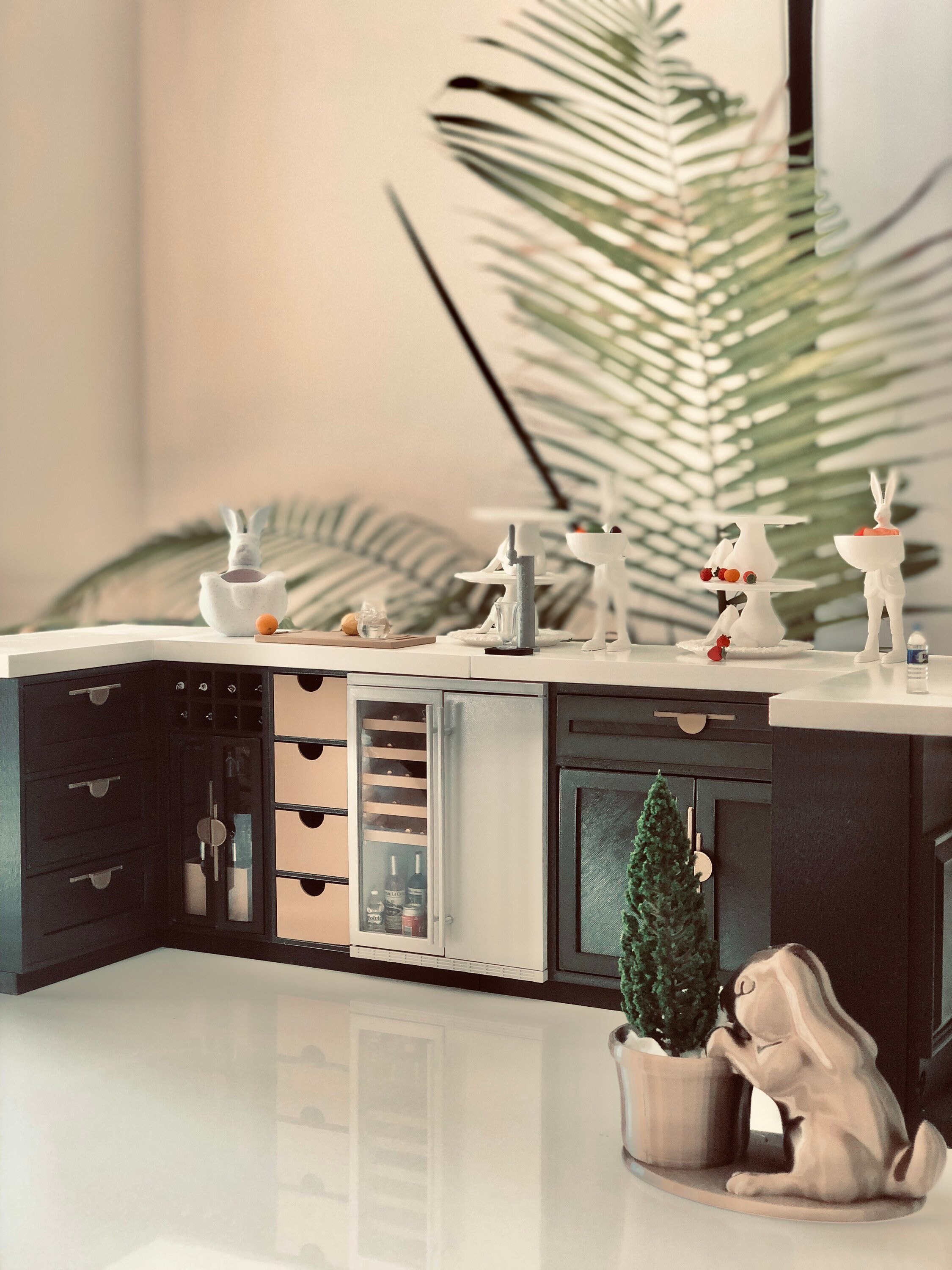 1:6 Scale Miniature Entertainment Bar - Etsy