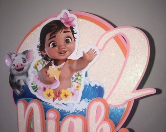 Moana Cake Topper Etsy