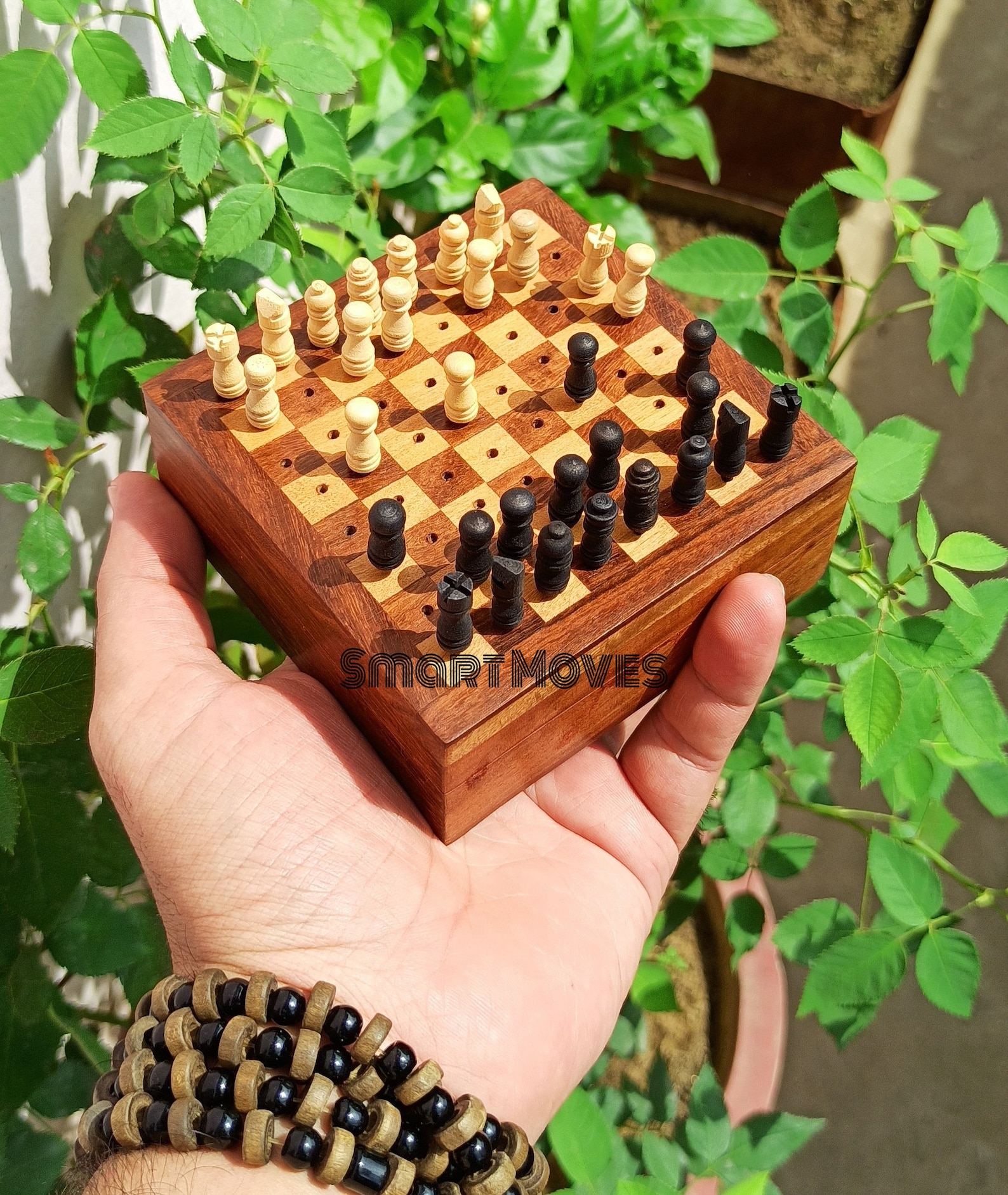 Wooden Chess Board Diy Wooden Mini Chess Board Small Wooden and Classic Chess Board | Etsy