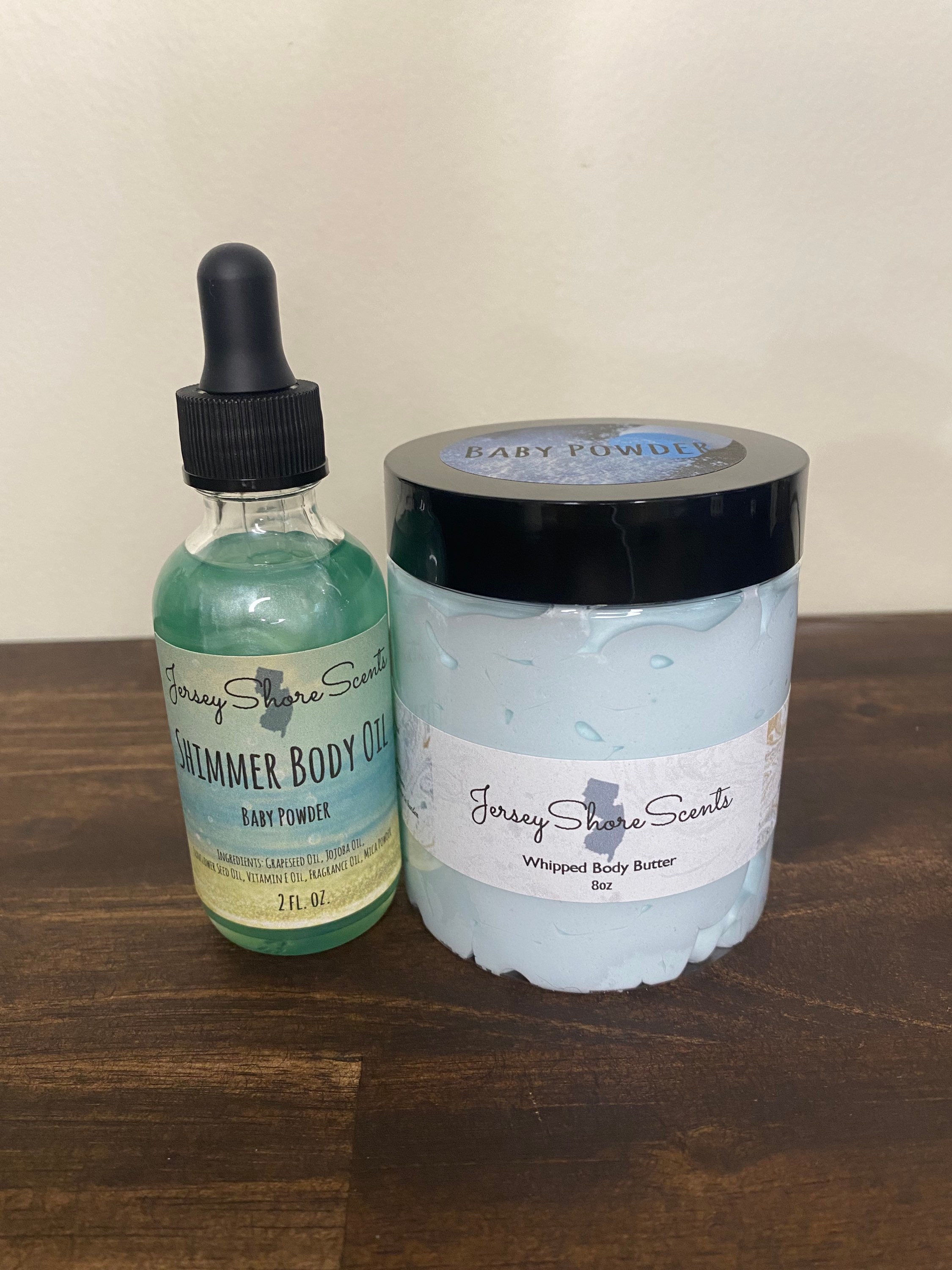Baby Powder Body Butter & Oil Set – THE BEAUTE FACTORY