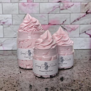 Pink Sugar Crystals Whipped Body Butter