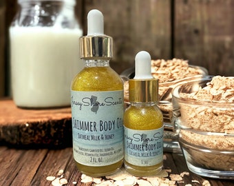 Oatmeal Milk & Honey Shimmer Body Oil