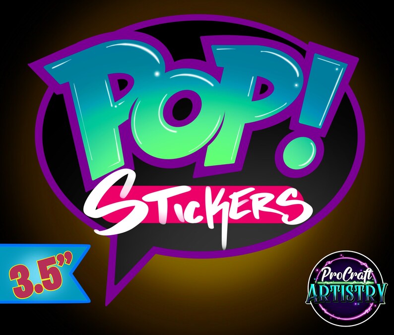 PoP / Bumper Stickers / Car Stickers / Laptop Sticker / Laminated / UV Protected /Peel and Stick / Collection / Collector / bild 2
