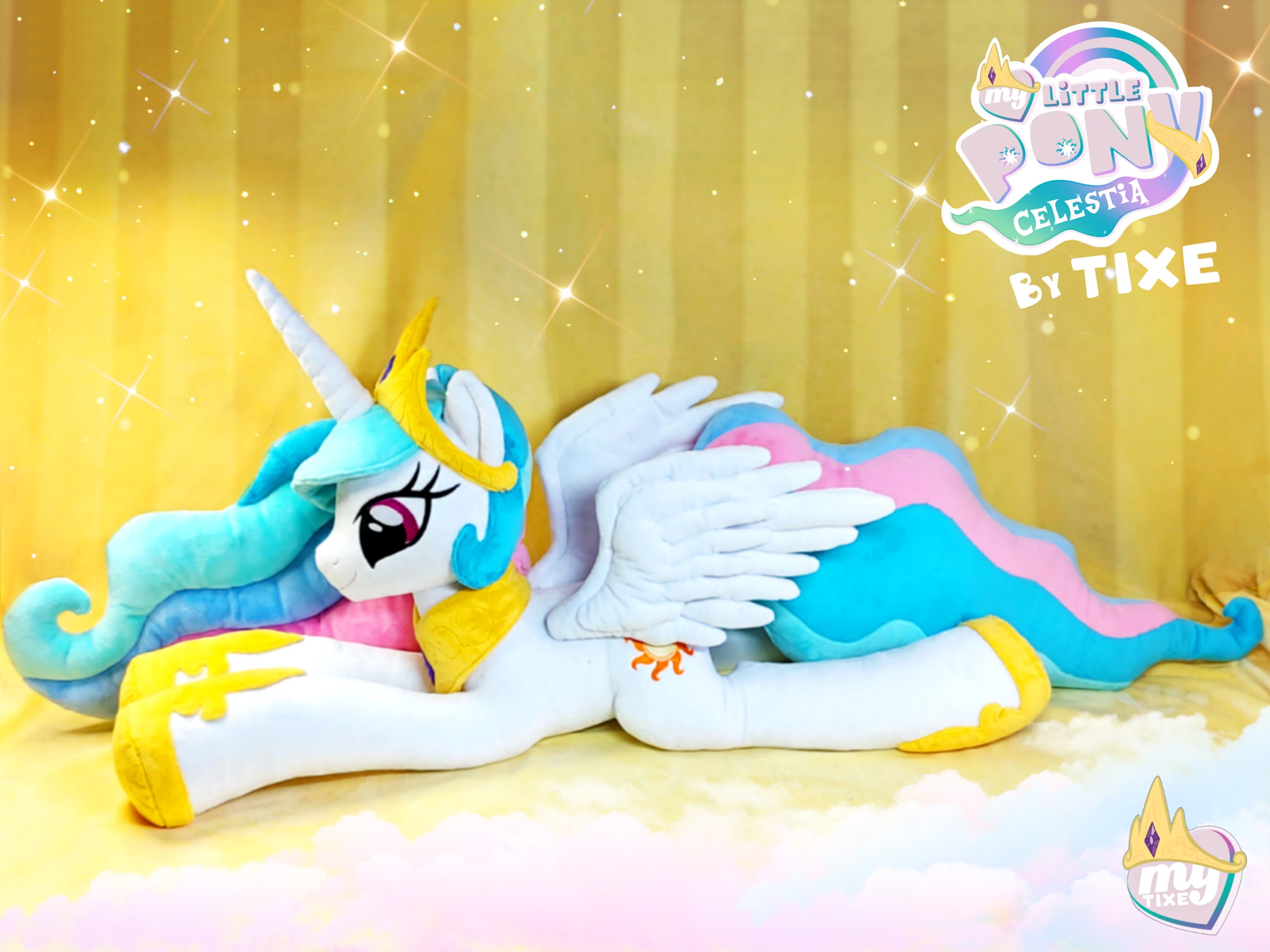 Princess Celestia With Open Wings Lifesize Plush My Little Pony Plush 