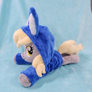 Derpy Bunny Hoodie - Handmade Beanie Plush - Etsy UK