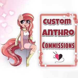 Custom Anthro Commission plush toy