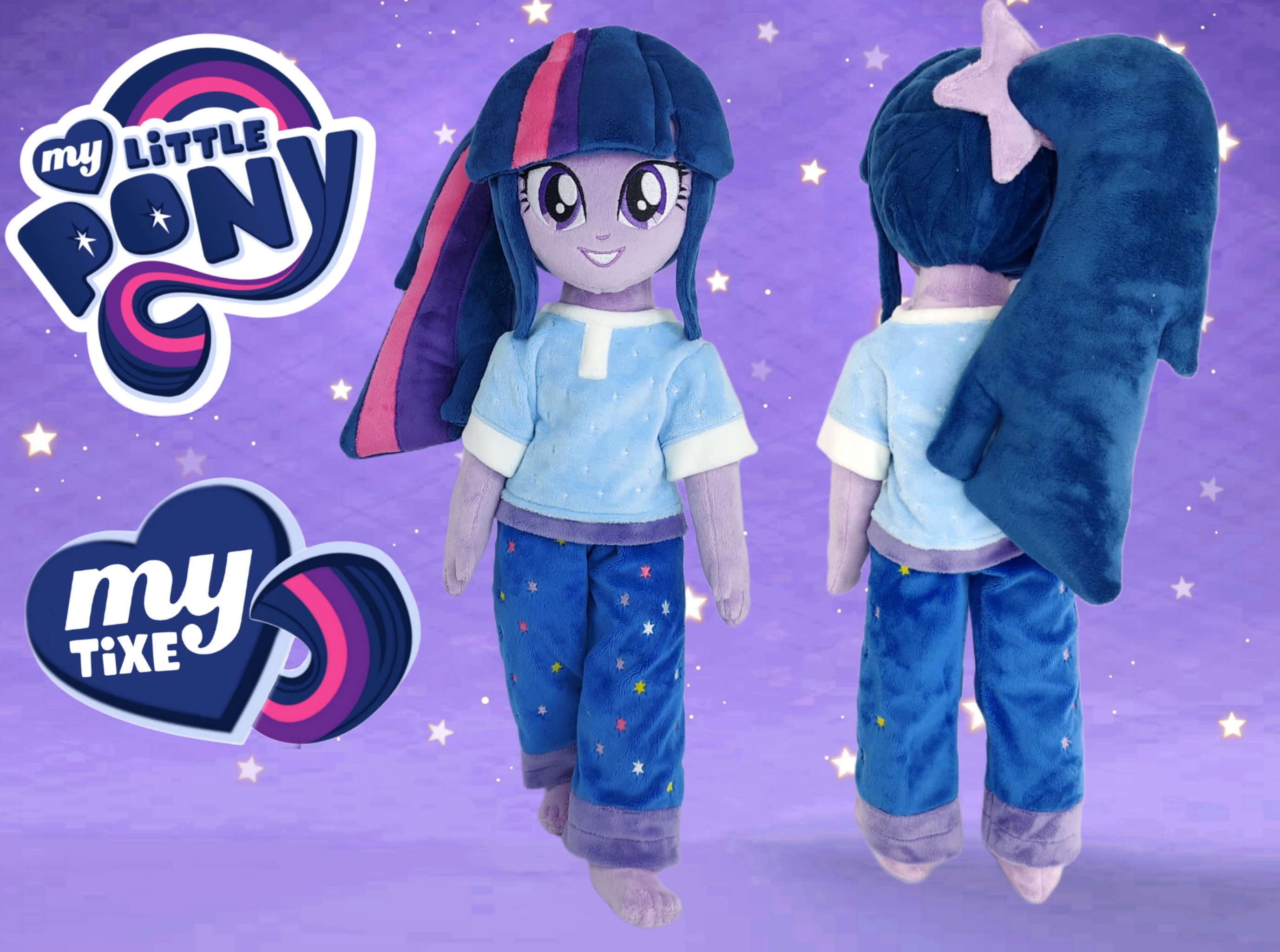 Children's Twilight Sparkle Kigurumi My Little Pony Pajamas - 4kigu