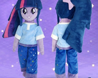 Twilight Sparkle in her Pajamas 60cm Plush Doll - My Little Pony -  Equestria Girls - Plush Doll