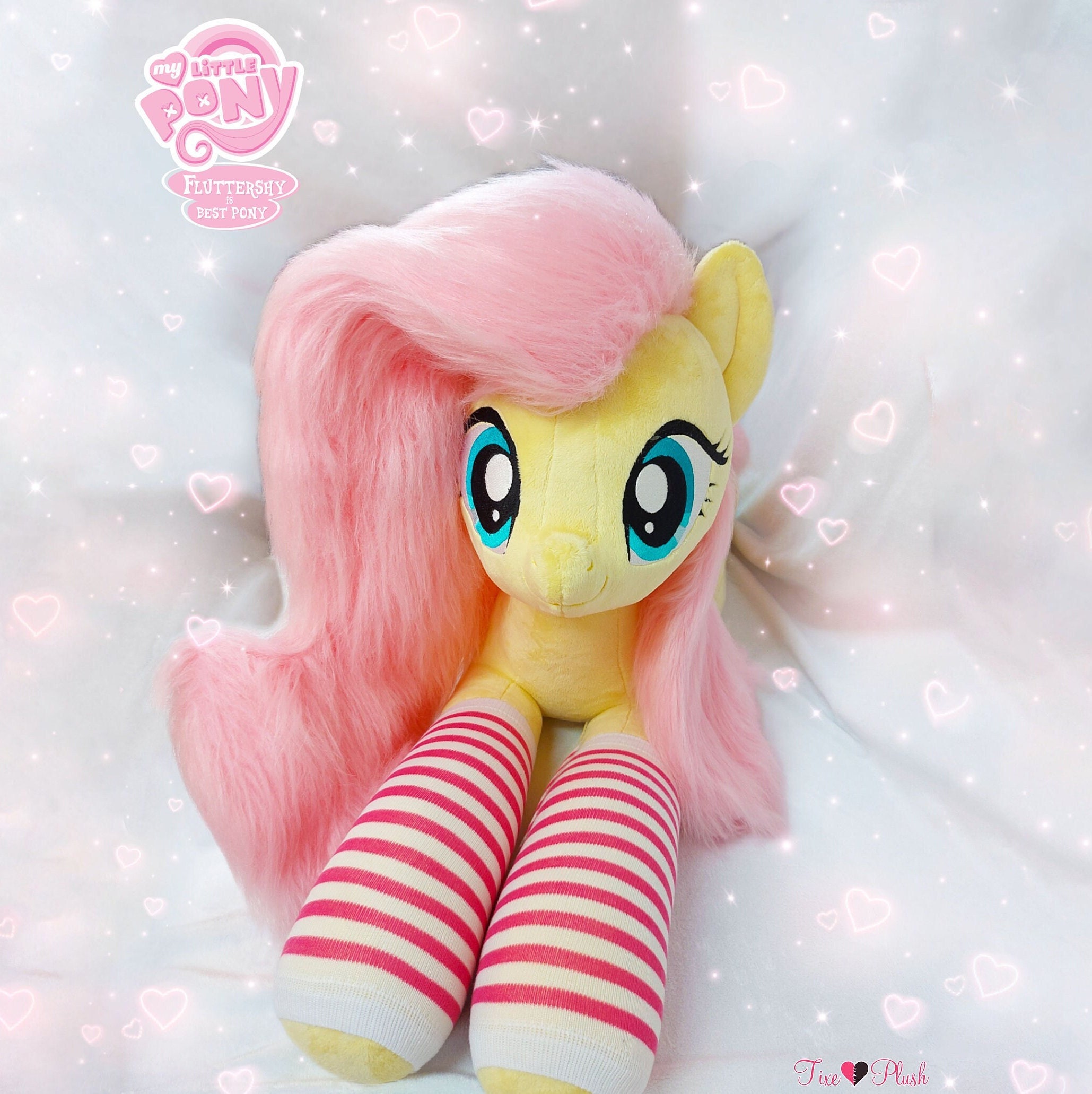 Fluttershy in Socks Lifesize Plush My Little Pony Plush 