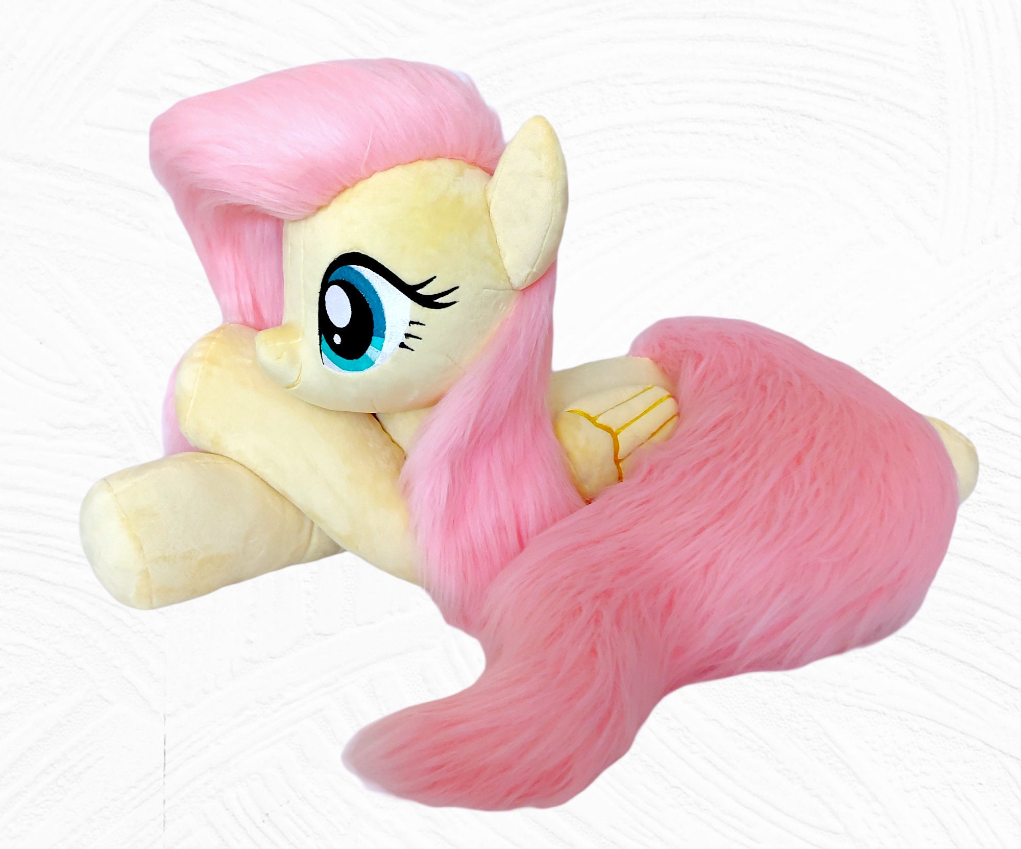My Little Pony Fluttershy Figures Merchandise Plush Nici Burger King Brushable 