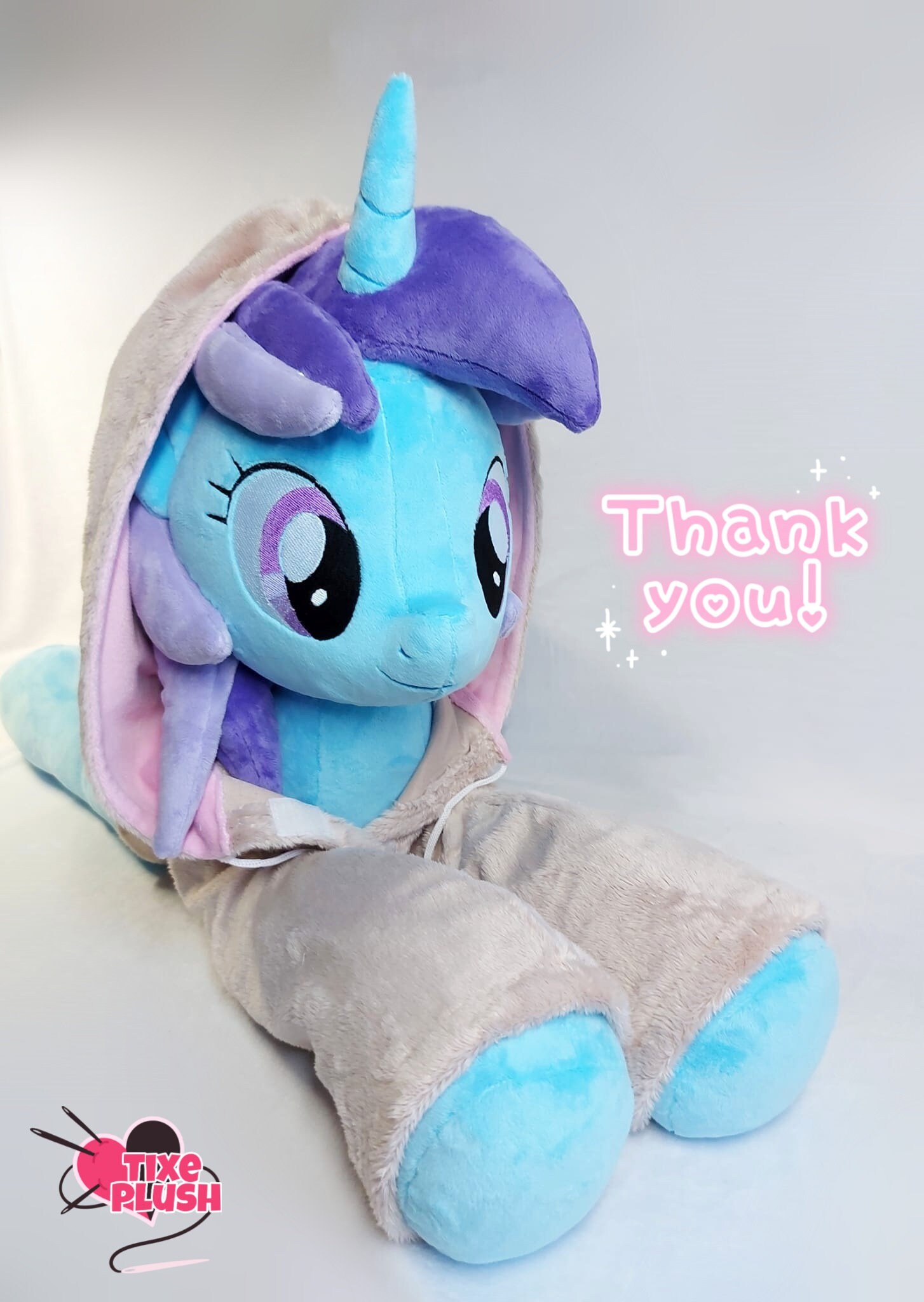 フード付きポニーの等身大ぬいぐるみ - マイリトルポニーのぬいぐるみ