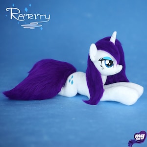 Rarity Life Size Plush - Wet Mane Look - My Little Pony Plush - MLP