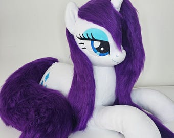 Rarity - Peluche de tamaño natural - Peluche de My Little Pony