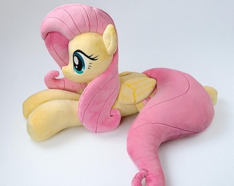 Peluche de poni Fluttershy - Peluche de tamaño natural - Peluche de My Little Pony - Peluche MLP