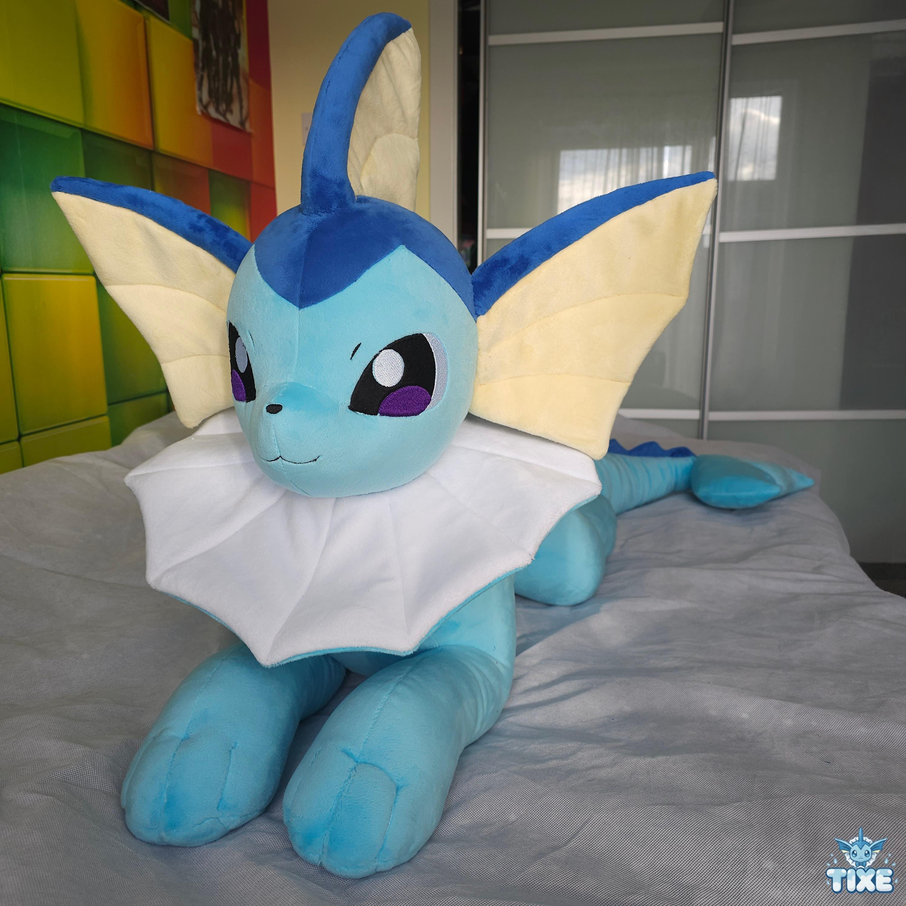 シャワーズ - ポケモン 130 cm サイズ ぬいぐるみ - 実物大 - Etsy 日本