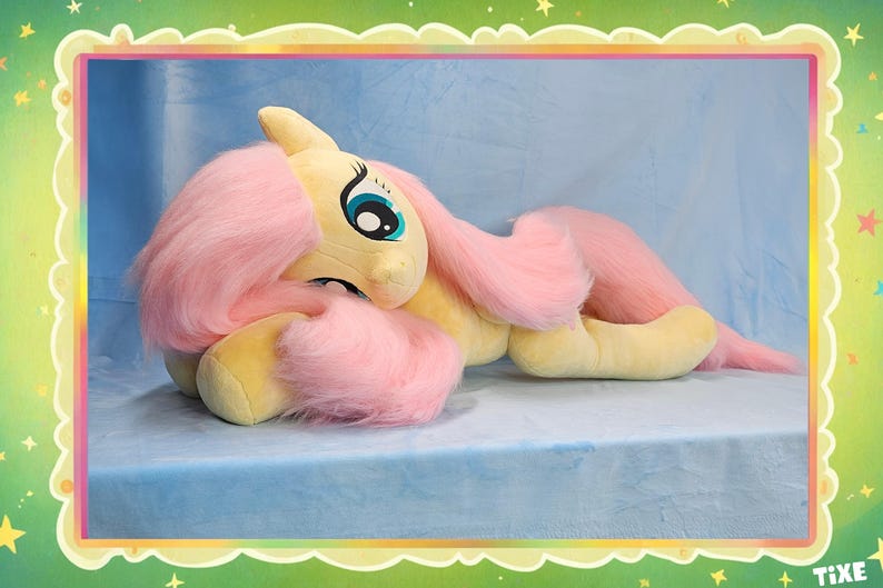 Fluttershy Plush Life Size My Little Pony Plush Etsy UK