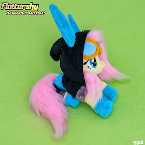 Fluttershy in her Dangerous Mission Outfit -  My Little Pony Beanie Plush