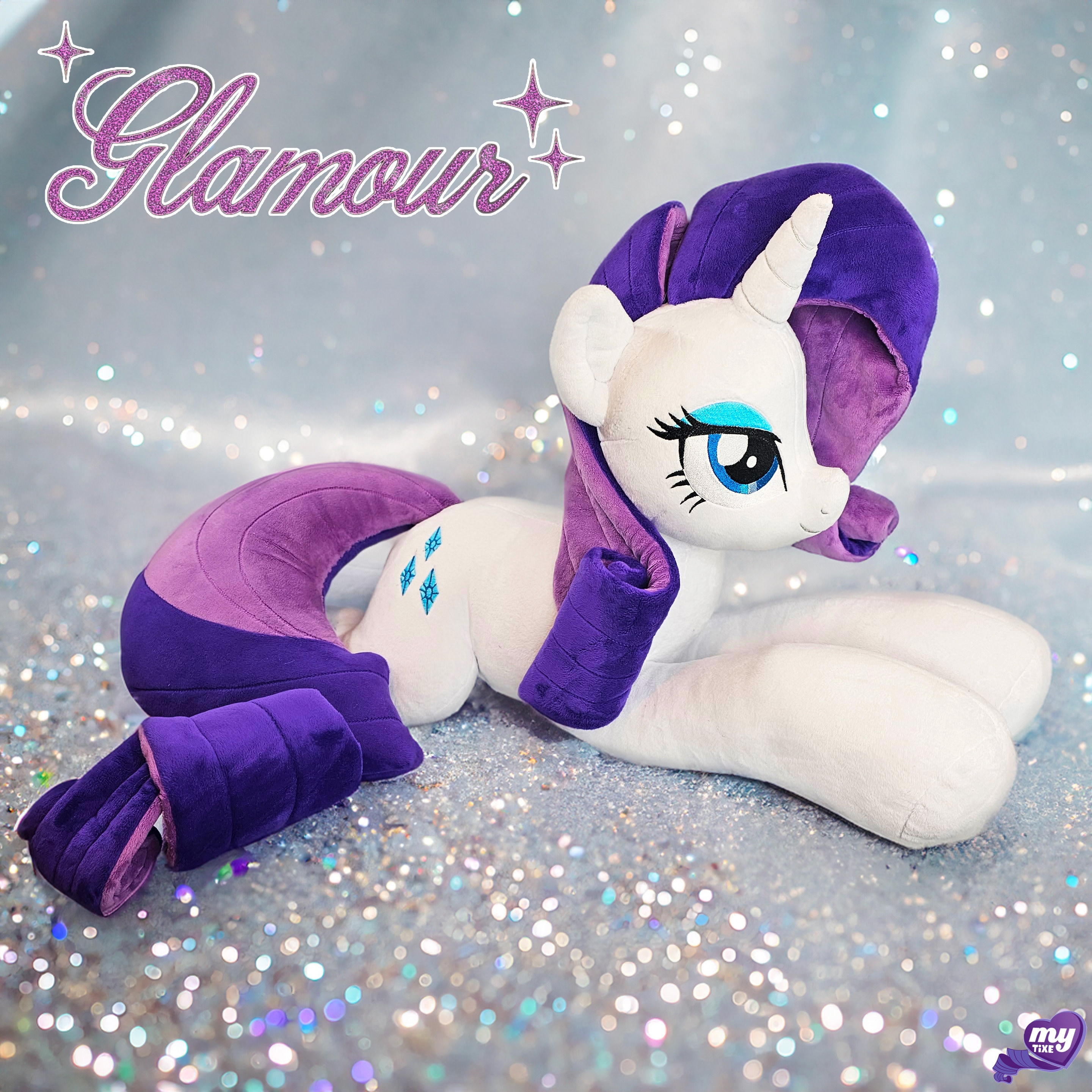 Rarity Plush Size 60cm My Little Pony Plush Etsy Canada