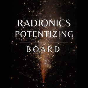 Papieren potentiëringsbord voor radionica