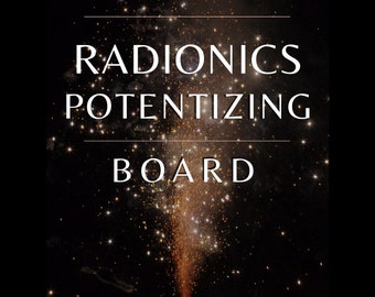 Paper Radionics Potentizing Board