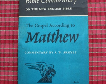 The Gospel According to Matthew commentary by A. W. Argyle