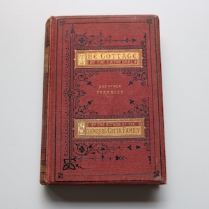 Hardcover Antique copy of The Cottage By the Cathedral and other Parables by Elizabeth Charles 1872