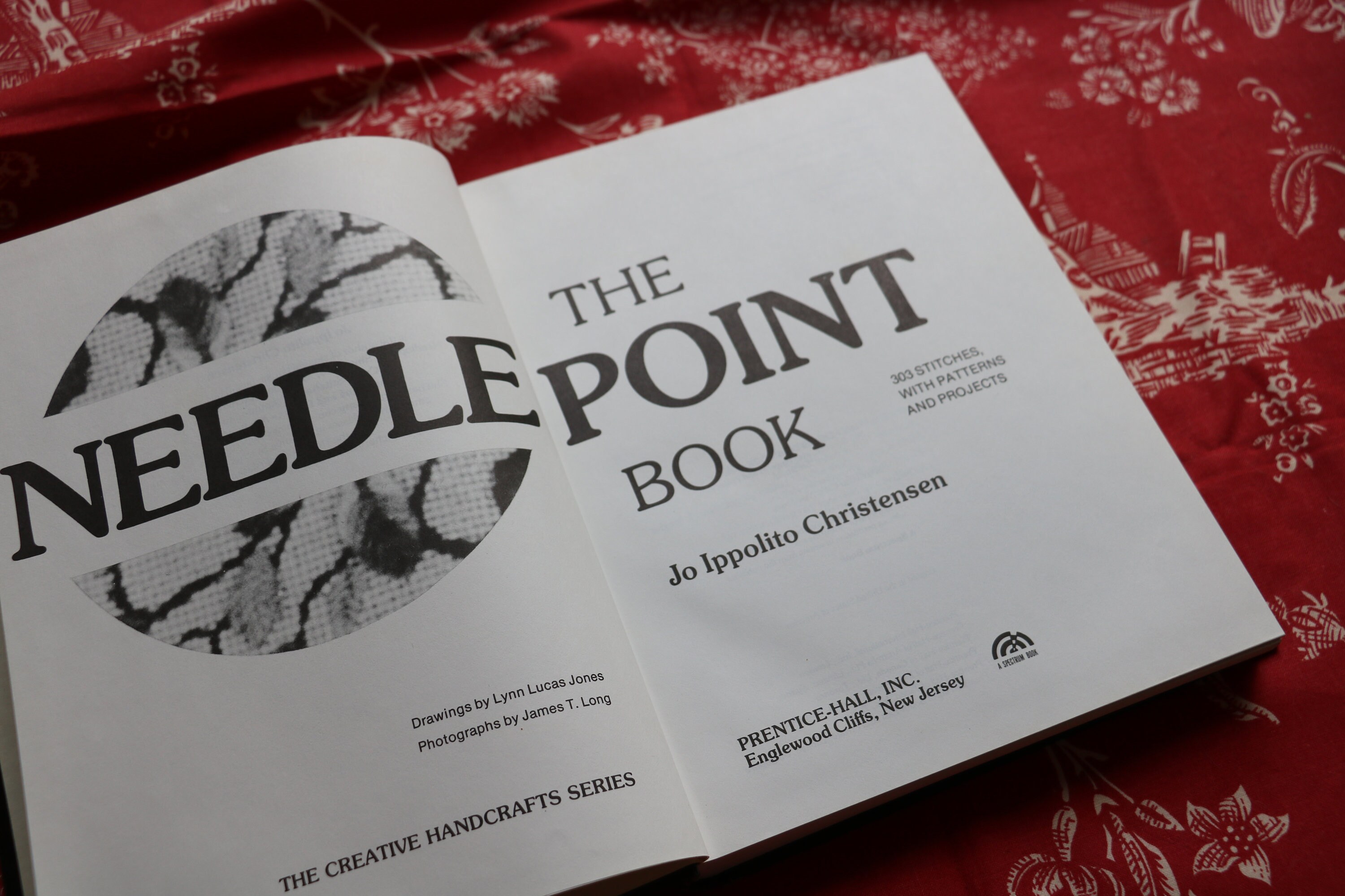 Vintage Book the Needlepoint Book by Jo Ippolito Christensen 