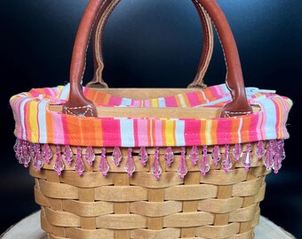 ヴィンテージ ロンガバーガー ボードウォーク バスケット パース