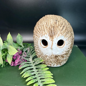 Briglin Studio Pottery Owl Myntbössa Vintage engelsk sparbössa från 1970-talet