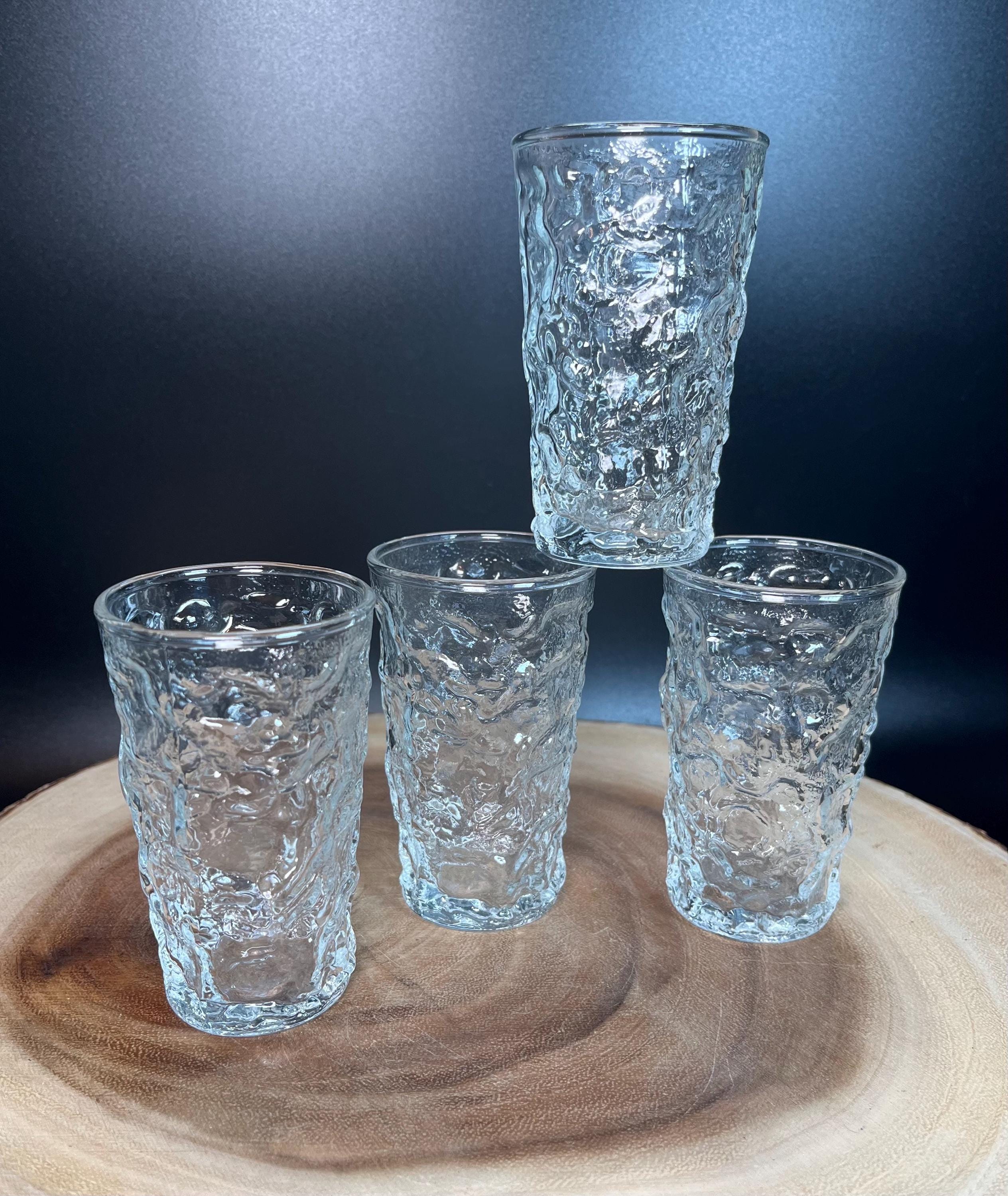 Anchor Hocking Clear Glass Milano Lido Flat Juice Glasses 4 Pcs 5
